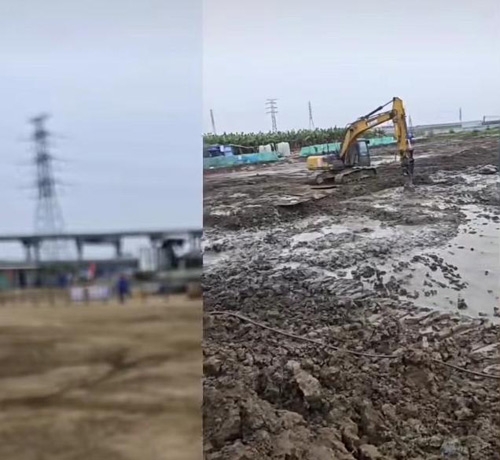 廣東省廣州市南沙電網軟基固化